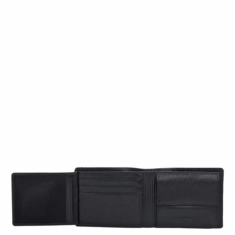 Da Milano black Black Bifold Leather Mens Wallet for Men | Best Price UAE